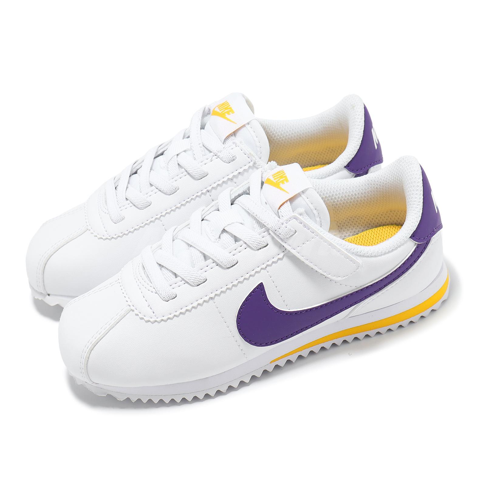 Повседневная обувь Nike Cortez Easyon PS Lakers для детей дошкольного возраста DM0951-105