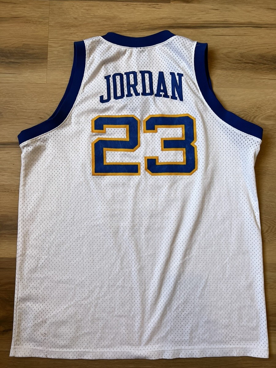 Vintage Jordan Laney High School Michael Jordan White Blue