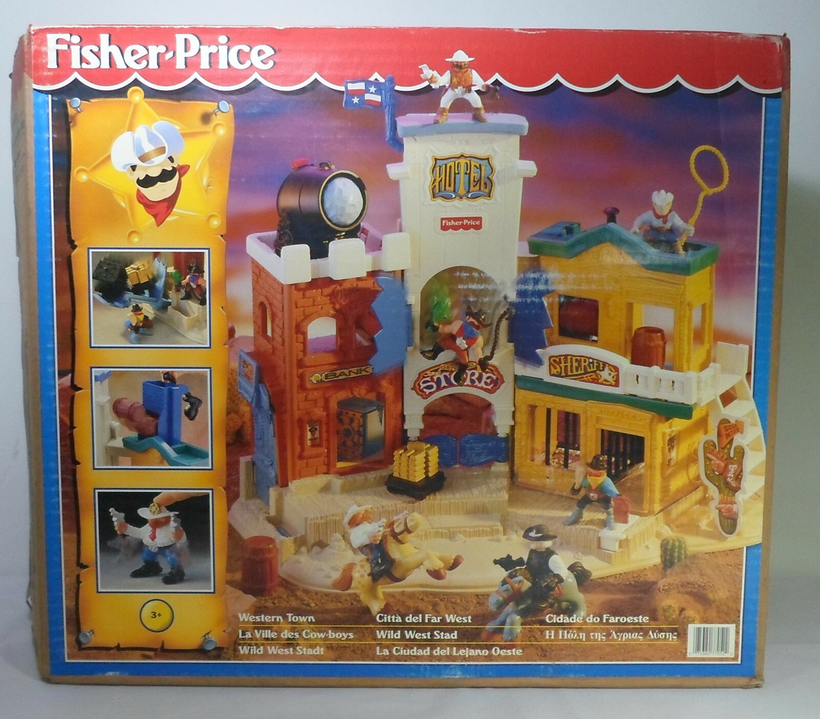 vintage fisher price western town