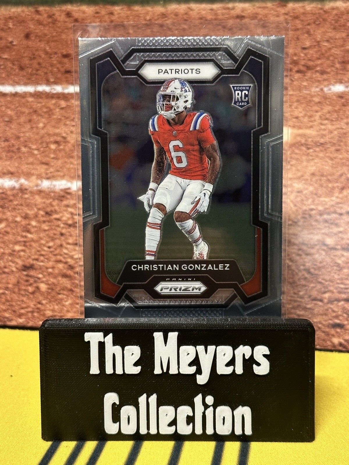 Christian Gonzalez 2023 NFL Panini Prizm Base RC #369 Patriots