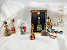 Hard Rock Cafe Guitar Pins-Around the World-USA-Amsterdam-Tijuana-Group #10