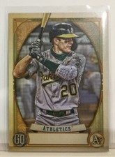 2021 TOPPS GYPSY QUEEN MARK CANHA MISSING NAMEPLATE #136 ATHLETICS MSK