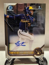 2022 Bowman Chrome Larry Ernesto 1st Prospect Autograph Auto #CPA-LE Mil Brewers