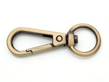 10pcs Swivel Lobster Clasps Push Gate Snap Hook Bag Clips Purse Accessories F...