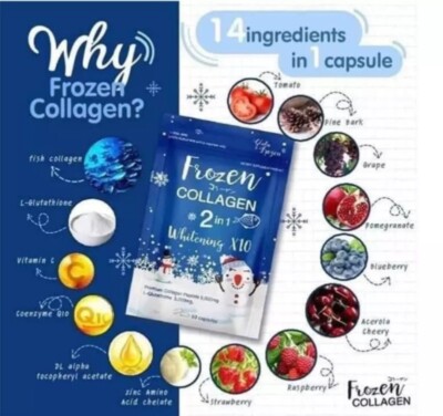 frozen collagen with glutathione review by Gluta Frozen - Thailand Best Selling Beauty Products - No.1 Online shopping Store Frozen Gluta Collagen 2 in