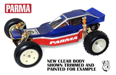 #10215 - 1/10 PARMA CHENOWTH CLEAR RC BODY Vintage Associated RC10 DIRECT FIT