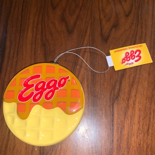 Kitschy Kitsch New With Tags NWT Eggo Waffle Christmas Ornament Xmas Ruz - Picture 1 of 1