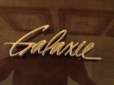 1960 Ford Starliner Galaxie Fairlane One Galaxie Fender Script