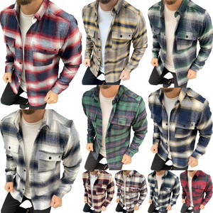 Herren Holzfaller Hemd Kariert Flanell Baumwolle Sweatshirt Arbeitshemd Hemd Ebay