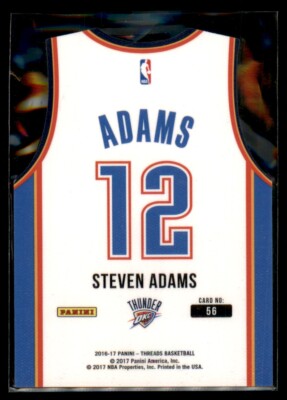 2016-17 Panini Threads Team Threads Die-Cut Jersey Steven Adams #56