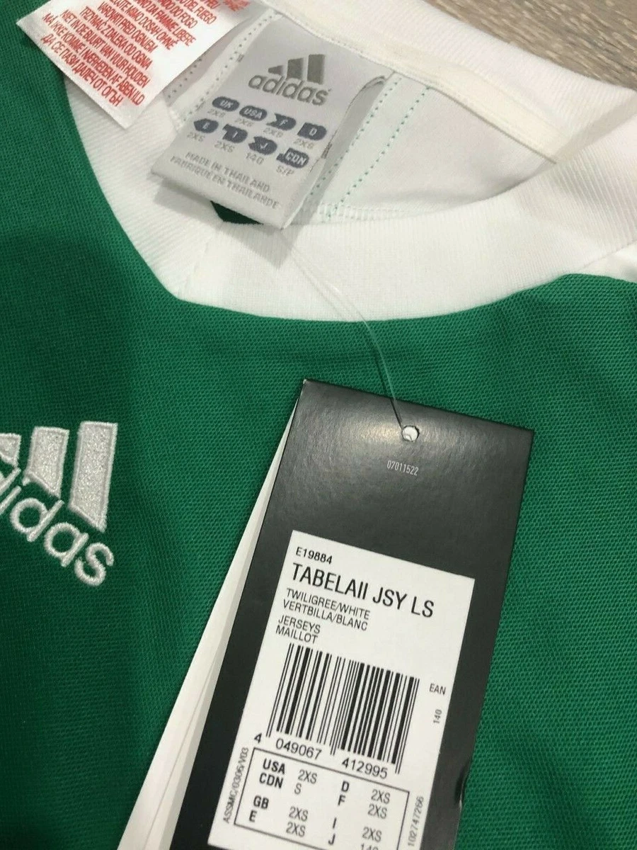 ADIDAS Girls football sports soccer top shirt jersey Age 10 11 12 XXS 2XS  Green | eBay