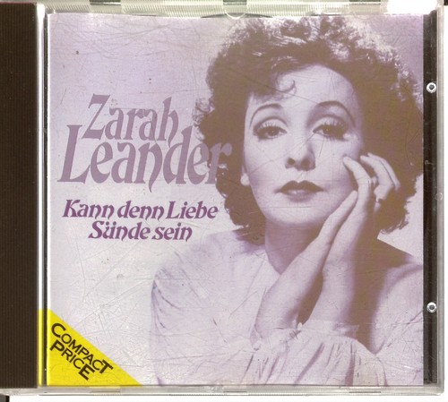 Zarah Leander Kann denn Liebe Sünde sein (CD) | eBay