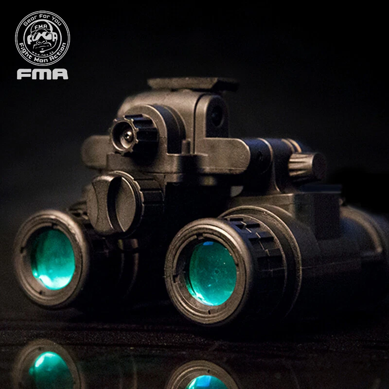  FMA Casco Binocular Táctico NVG PVS31 Maniquí de Visión Nocturna Función de Luz