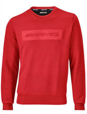 Original Mercedes-Benz AMG Sweatshirt Pullover Rot Slim Fit Unisex S - XXL - NEU