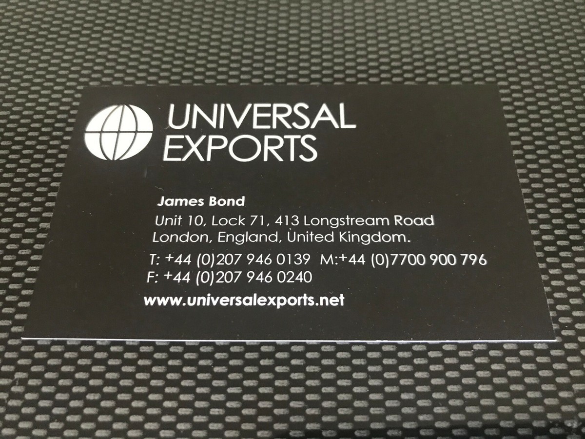 20 x James Bond 007 Quantum of Solace Universal Exports Business