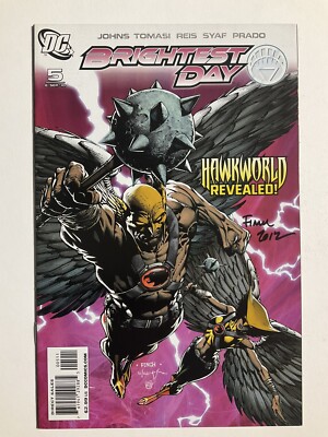BRIGHTEST DAY 5 SIGNED FINCH NM NEAR MINT DC COMICS 