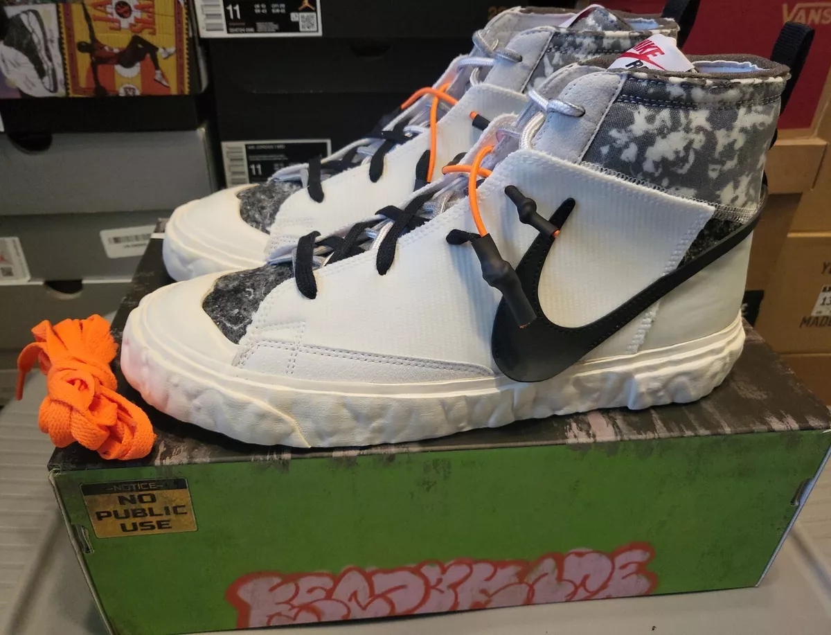 Nike Blazer Mid x Readymade-White Camo CZ3589-100 Men's Shoes