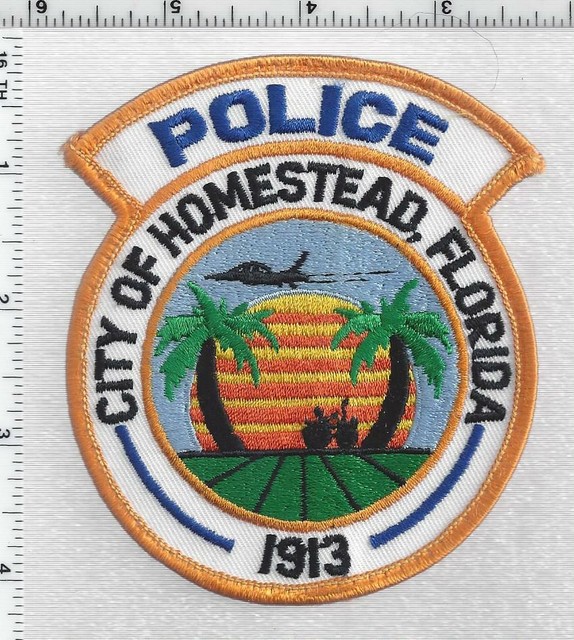 City of Homestead Police (Florida) 3rd Issue Uniform takeOff Shoulder