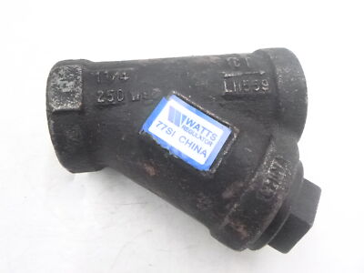 Watts Cast Iron Y Strainer 77SI 1-1/4'' Liquid Gas