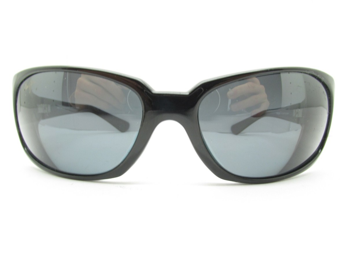 Maui Jim Sunglasses Black MJ110-02 made In JAPAN ONLY FRAME MAUI JIM SUNGLASSES 2pr POLARIZED REFLECTIVE NAVIGATOR MJ110  main image 4