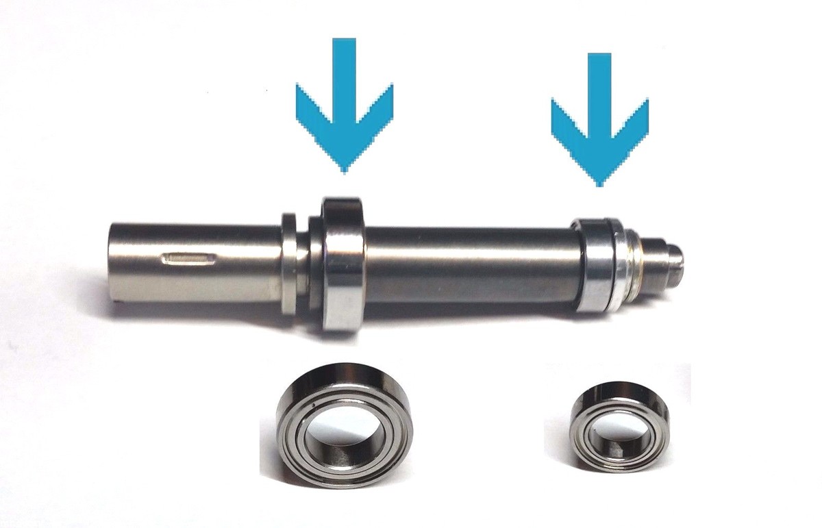 KUPA UP200 & Mio Drill Replacement Bearings - 1st & 2nd Bearing Pair, Genuine Japanese High-Speed