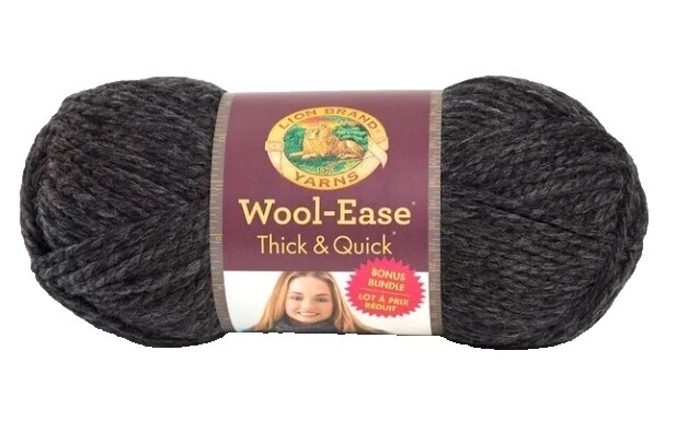 Lion Brand Crochet Black Yarns