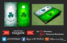 St. Patrick Day Custom Cornhole Board