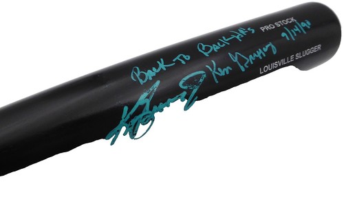Louisville Slugger Hillerich Bradsby mini baseball bat Ken Griffey