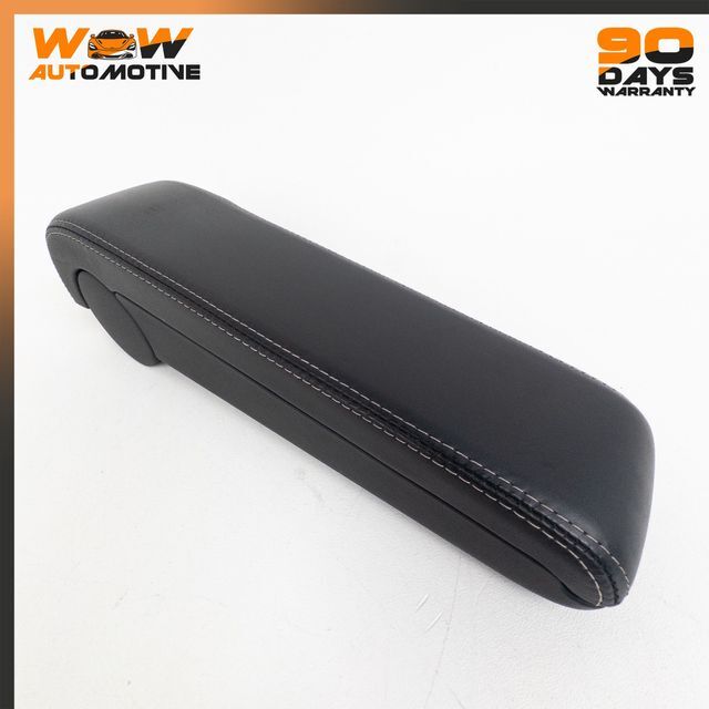 04-13 BENTLEY CONTINENTAL FLYING SPUR FRONT RIGHT ARM REST COVER BLACK OEM