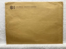 1950's 1960's I-T-E Circuit Breaker Company ITE Philadelphia PA Large Envelope