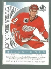 2017-18 SP Authentic Rookie Year Milestones #RYMNL Nicklas Lidstrom (ref 84607)