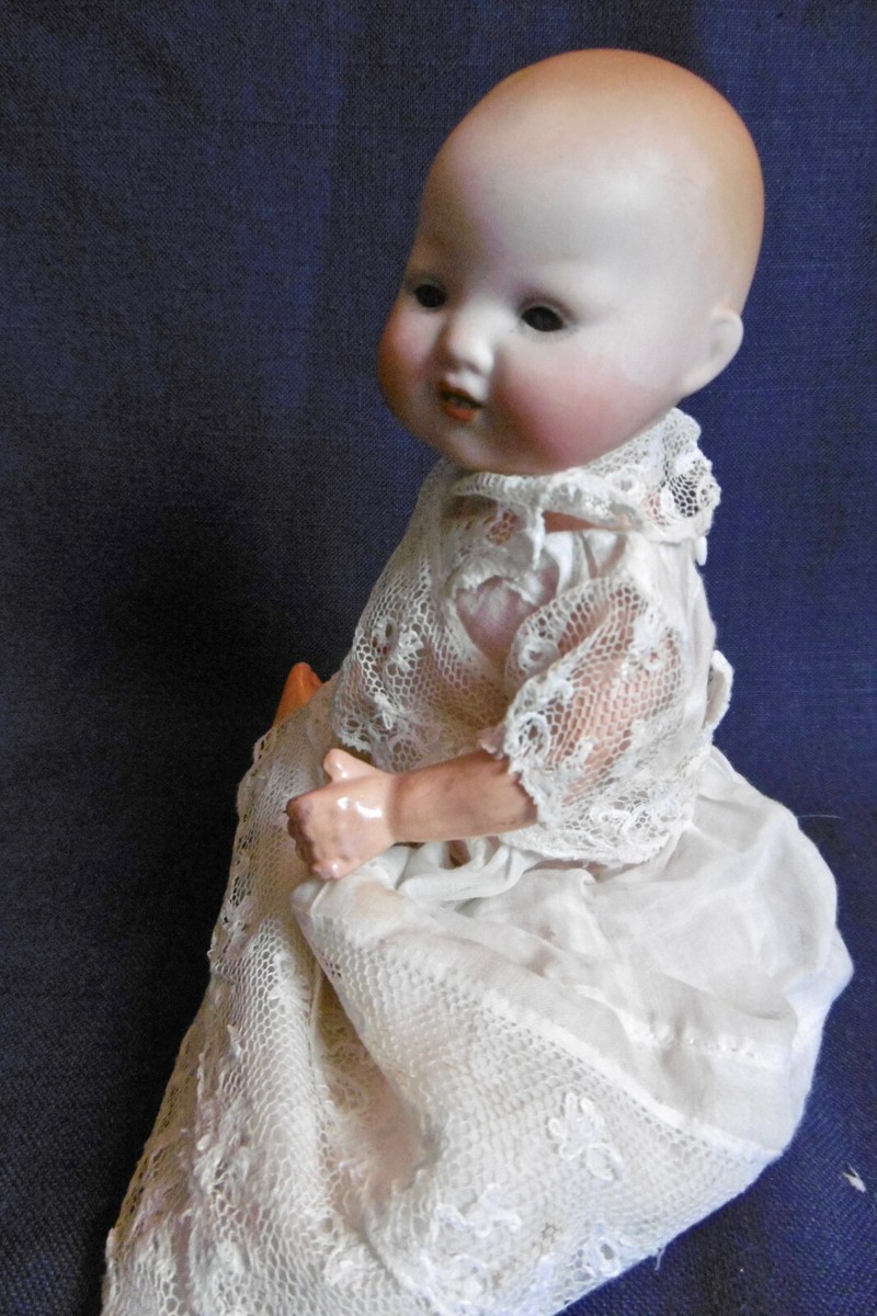 CHAMANTE POUPÉE ANCIENNE - BÉBÉ CARACTÈRE - 241- 3 1/2