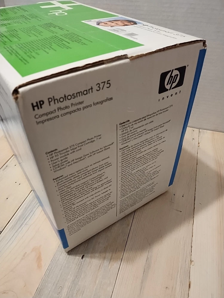 HP Photosmart 375 compact Photo Printer New