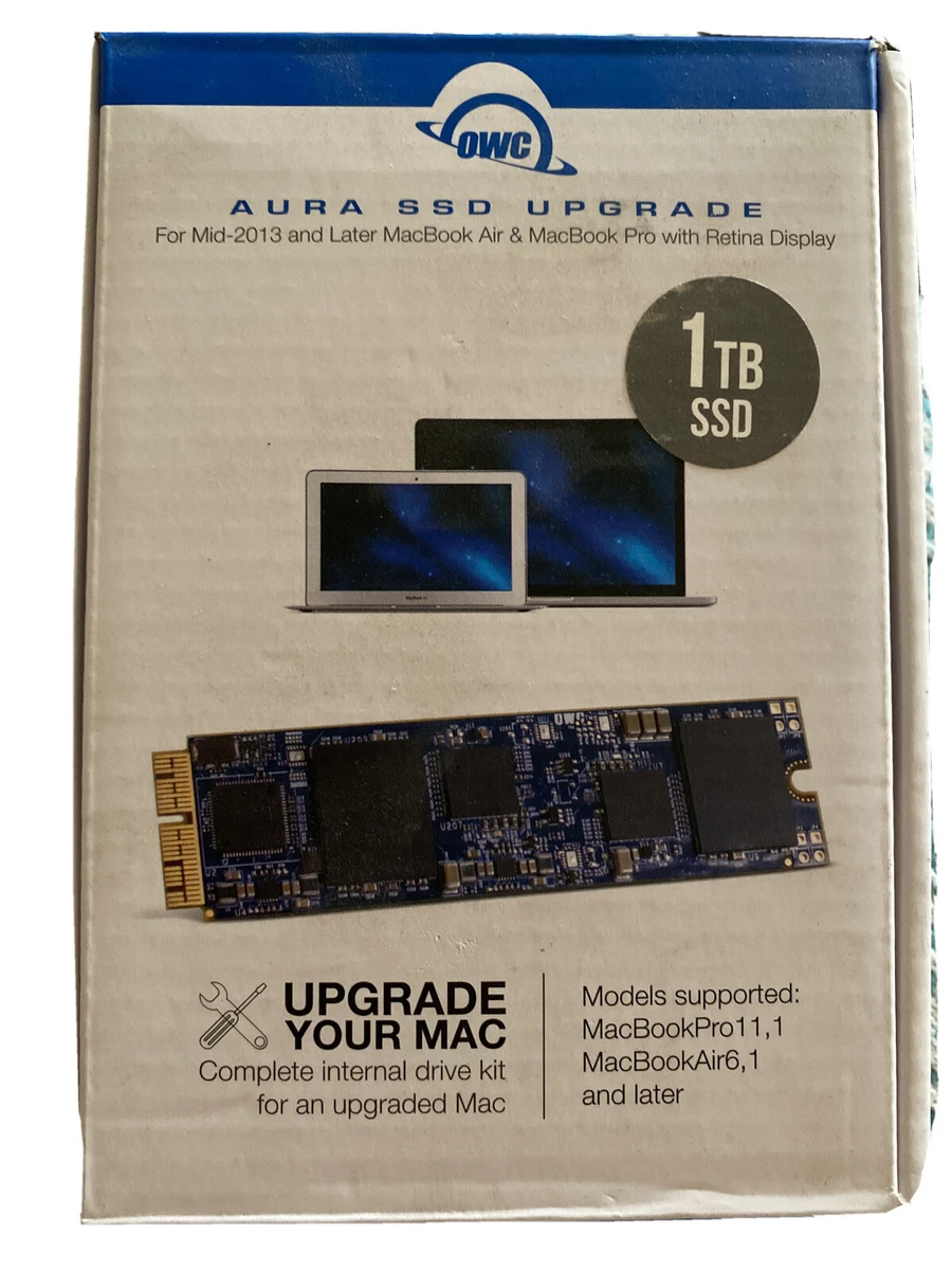 1TB OWC Aura Pro SSD with Upgrade Kit for MacBook Air Mid 2013