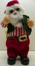 Christmas Rocking Santa Anamatronic Battery Operated 12"