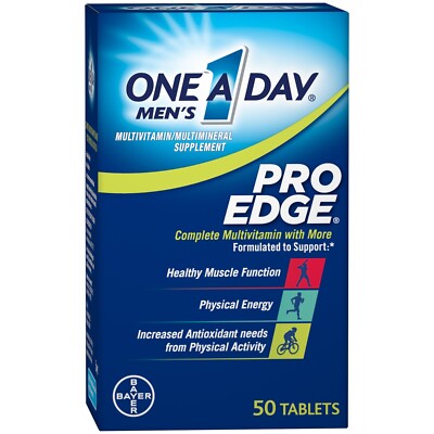 One A Day PRO EDGE COMPLETE MULTIVITAMIN 50-Tablets MULTIMINERAL SUPPLEMENT