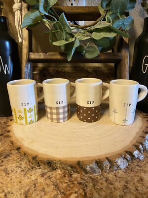rae dunn boutique espresso mugs HTF (4)