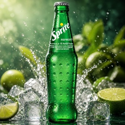 Sprite Mexico Refresco 355ml Import Softdrink aus Mexiko Rohrzucker