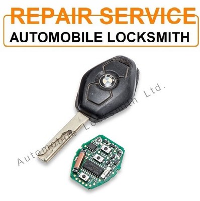 BMW 3 5 7er X3 X5 Z4 E38 E39 E46 Diamantform Schlüsselanhänger Reparatur passend Batterie