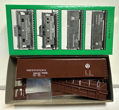 Kit de coche caja SD 49032 Bowser escala HO Pennsylvania Circle Keystone techo redondo 50' | Condition: New