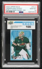 2024-25 Series 2 Population Count 100 /100 Jesper Wallstedt PSA 10 GEM MT 04e2