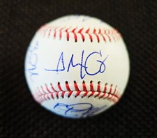 2025 RED SOX TEAM SIGNED ROMLB BASEBALL WILD CARD PLAYOFFS CORA, STORY, DURAN