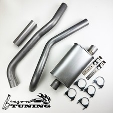 Exhaust Muffler Kit For Jeep Cherokee Xj 4.0l 84-01 Aluminized Steel 2.5 Exhaust Muffler Kit For Jeep Cherokee Xj 4.0l 84-01 Aluminized Steel 2.5