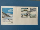 British Antarctica 1985 #121-124 British Graham Expedition - FDC