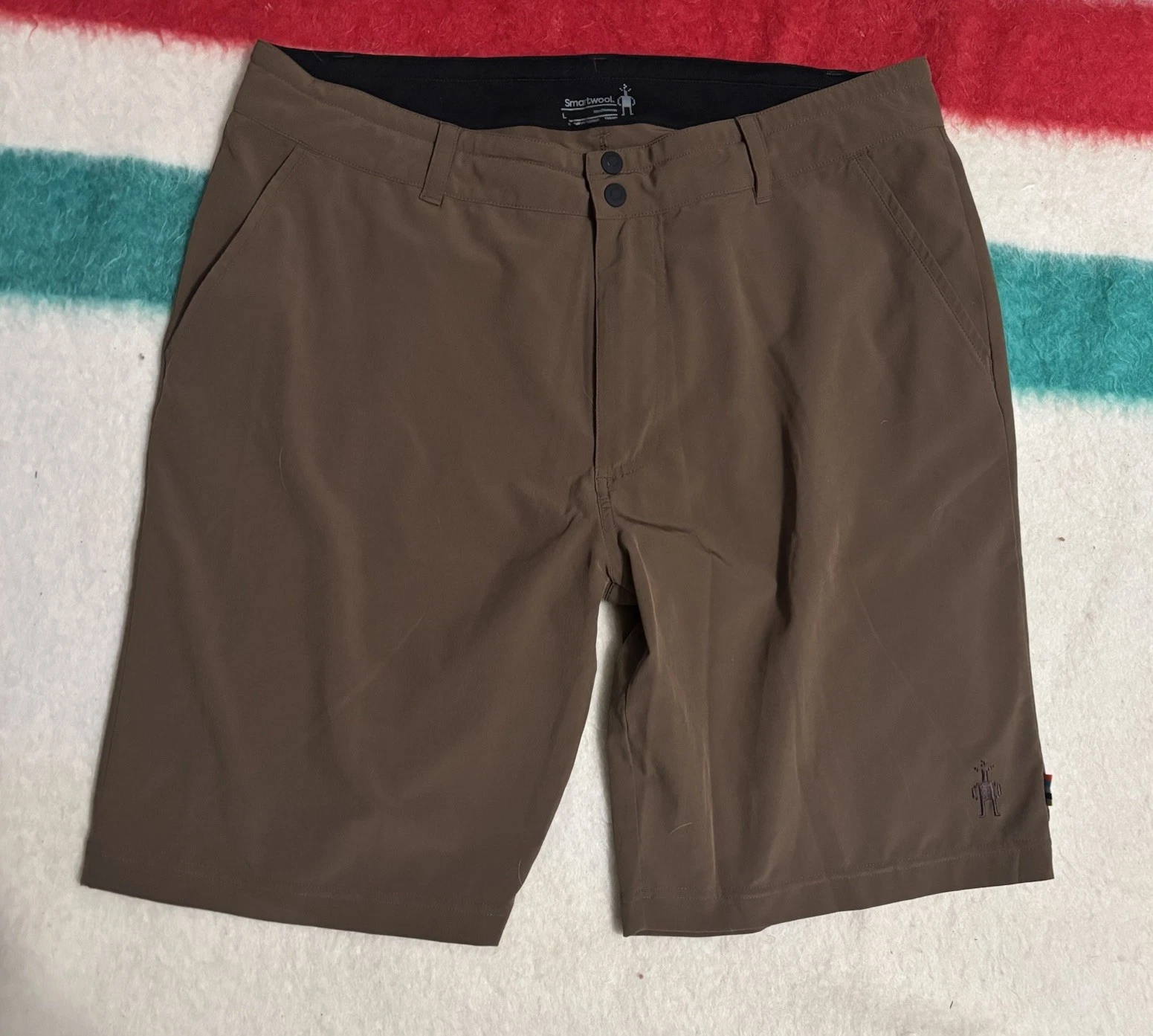 Smartwool Athletic Hiking Shorts Size L Outdoor Camping Classic Utility