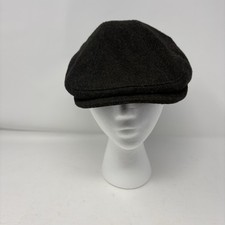 Stetson All American Ivy Cap/Flat Cap Charcoal Wool Blend VMSTW250 Olive LARGE