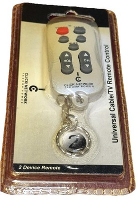 Click Network 2 device universal cable tv remote control
