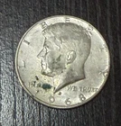 KENNEDY HALF DOLLAR 1968-D COIN - AU(About Uncirculated) 40% Silver 60% Copper..