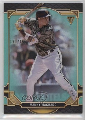 2022 Topps Triple Threads Aquamarine 90/150 Manny Machado #33 0f59