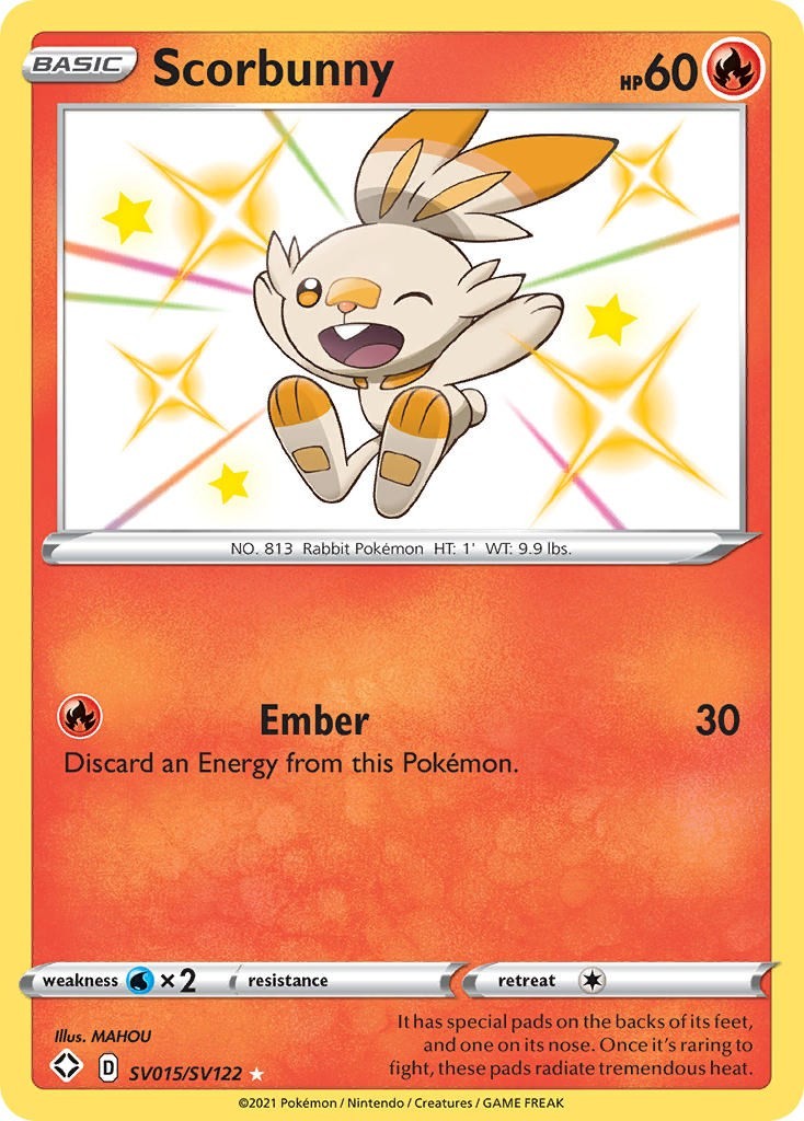 Scorbunny Holofoil [SHFSV - SV015/SV122]NM